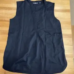 UNIQLO レーヨンスキッパーブラウス　ノースリーブ　S
