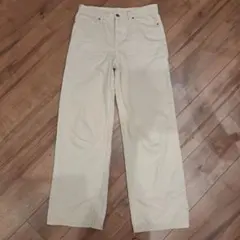 ユニクロ　ローライズバギージーンズ　ナチュラル　23インチ