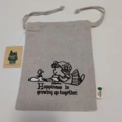 スヌーピータウン　 巾着袋