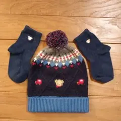 ファミリア　ベビー　ニット帽