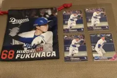 中日ドラゴンズ 福永裕基 巾着袋＆カードセットのサムネイル