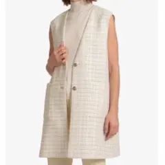 Theory luxe 23ss ツイード　ジレのサムネイル