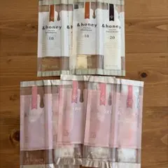 アンドハニー サンプル シャンプートリートメント 5点セット