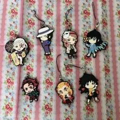 鬼滅の刃　ラバー　ストラップ　キーホルダー　きゅんキャラ