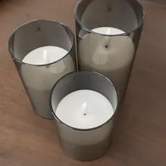 【2/5まで】結婚式 LEDキャンドルライト 3本セット ろうそく