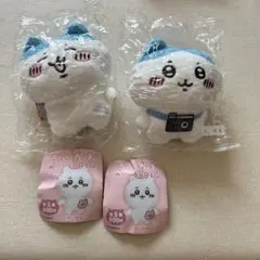 ちいかわ　ぬいぐるみBIG ガチャ　ハチワレ　えがお　カメラ