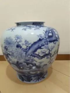 佐藤走波 (七十一才) 作 染付 山水文 花瓶 高さ約20cm 佐藤走波 (七十一才) 作 染付 山水文 花瓶 高さ約20cm - メルカリ