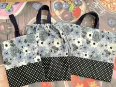 《数量限定》手提げ袋　上履き袋　体操服袋　レッスンバック　ハンドメイド5点セット