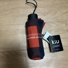 ❁こすけ様専用❁ 新品 KiU 折りたたみ傘 チェック柄 50cmのサムネイル