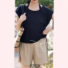 【新品未使用】4点セット　タンキニ　L　ブラック 水着　レディース