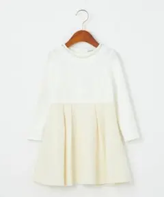 【新品】United Arrows グリーンレーベル パール装飾の長袖ワンピース