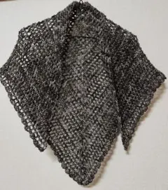 手編み三角ショール