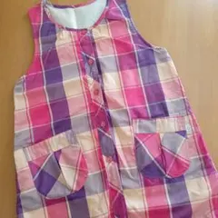 保育士エプロン　裏起毛