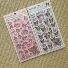 【24時間以内発送】マイメロディ　クロミ　ボンボンドロップシール 2シートセット