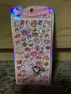 うるちゅるポップシール ピンク うさぎ ボンボンドロップシール　正規品