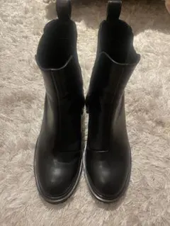 【エイミーイストワール】ブラック サイドゴアブーツ Mサイズ