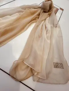 9387LUCIANOSOPRANI大判ストールロングスカーフ高級シルク100%