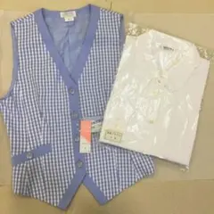 新品☆9号☆オフィスウェア☆ベスト☆ブラウス☆2点