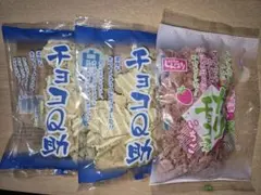 しんぼり 南部煎餅 白いチョコQ助② ガリチョコ君 いちご① 3袋セットのサムネイル