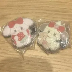 mikko ふわっとフロッキークリップグミ　キャミー　スフレ　ヘアクリップ