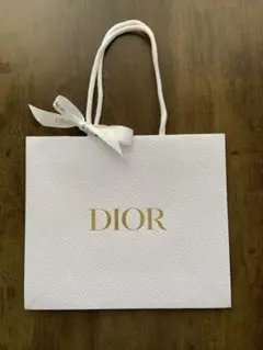Dior ホワイト　ショッパー　紙袋　白
