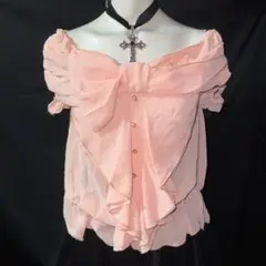 フェアリー 平成ギャル 姫 BIGリボン グランジ トップス