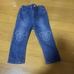 プティマイン ディズニー ミッキー デニムパンツ ジーパン 90センチ