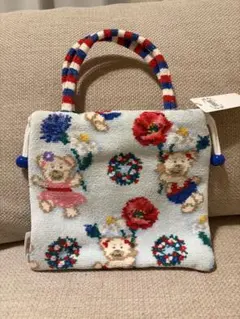 新品】タグ付 フェイラー ユニオンドウクール手付き巾着 リーベ&リリア 