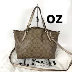 COACH コーチ 2way シグネチャー ショルダーバッグ レディース