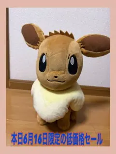イーブイぬいぐるみ 本日限定で低価格セール！のサムネイル