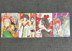 ナツコミ　特製ダブルステッカー　4作品　4枚セット