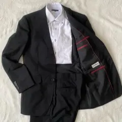 【美品】LES MUSE×REDA セットアップ スーツ ストライプ 黒 Y5