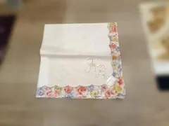 Nina Ricci ハンカチ 花柄 刺繍 スカラップのサムネイル