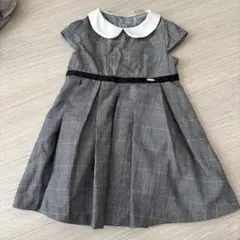 【なこ様専用】Petit Mainチェック柄ドレスCELINEカーディガン90㎝