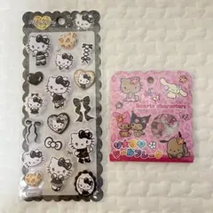 サンリオ ギャルキティ 日焼けキティ おはじきシール マシュマロシール ボンドロ