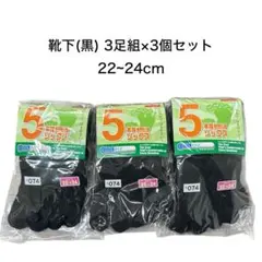 COOLMAX 5本指ソックス 3足組 22~24cm
