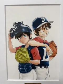 MAJOR2nd メジャーセカンド　複製原画 サイン入り　満田拓也 MAJOR2nd メジャーセカンド 複製原画 サイン入り 満田拓也 - メルカリ