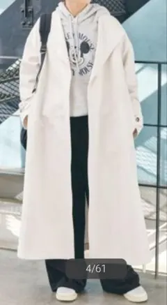 未使用 spick&span ノーカラートレンチコート