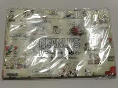 スヌーピー　PEANUTS ミドルサイズスクエアトート クリーム色