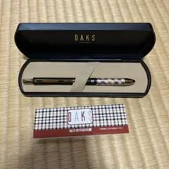DAKS チェック柄 ボールペン赤黒&シャープペンのサムネイル