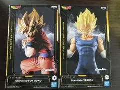 ドラゴンボール Grandista 孫悟空 ベジータ フィギュア 2種のサムネイル