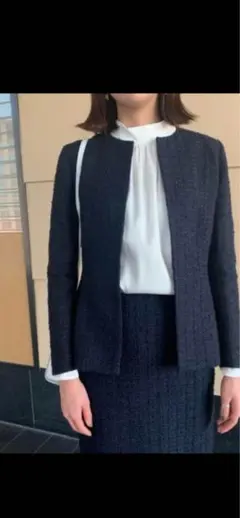 Demi-Luxe BEAMS ネイビー　セットアップ　セレモニースタイル