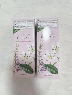 ÉCLAT 白髪染め ライトブラウン 80g 2箱セットのサムネイル