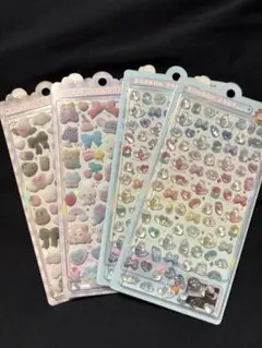 ボンボンドロップシール なないろボンボン ふわふわドロップシール 4点セット