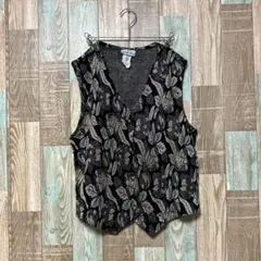 ビンテージ USA製 キラキラベスト ジレのサムネイル
