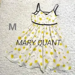【美品】MARY QUANT　花柄 キャミソール　ワンピース　チュニック　ロゴのサムネイル