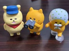 ノラネコぐんだん　ミニチュアフィギュア　3体セット