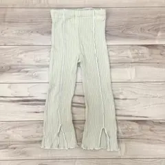リブパンツ 100サイズ スリット メロウ加工