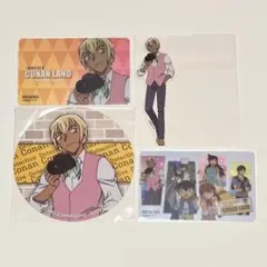 名探偵コナン コナンランド 特典 クリアカード コースター ステッカー 安室透