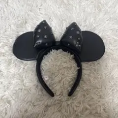 Disneyミニー スタッズ付きカチューシャ
